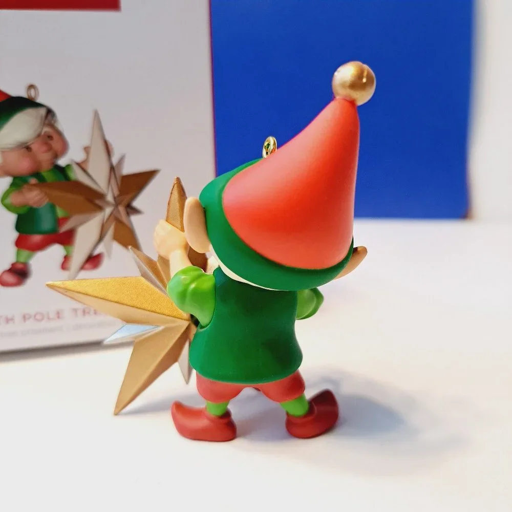 2023 NORTH POLE TREE TRIMMERS #11 IN SERIES HALLMARK KEEPSAKE ORNAMENT - Picture 6 of 7